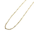 Stainless Steel  No Fading 18K Real Gold Choker Necklace