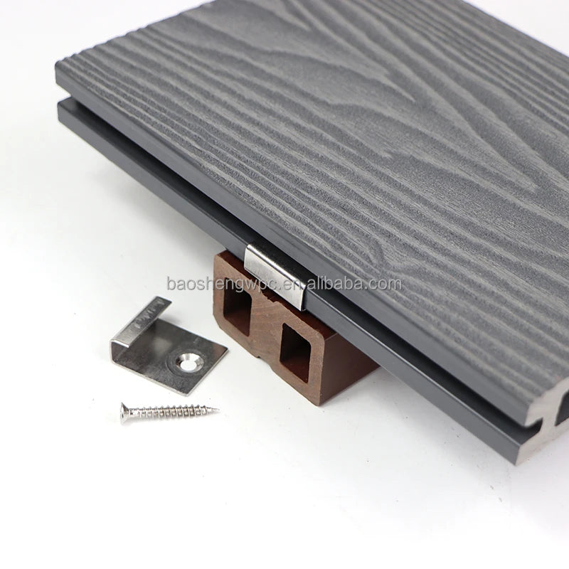 Composite Decking Start Fasteners WPC Composite Decking Board Clip Starter Stainless Steel Screws Starter Clip Set