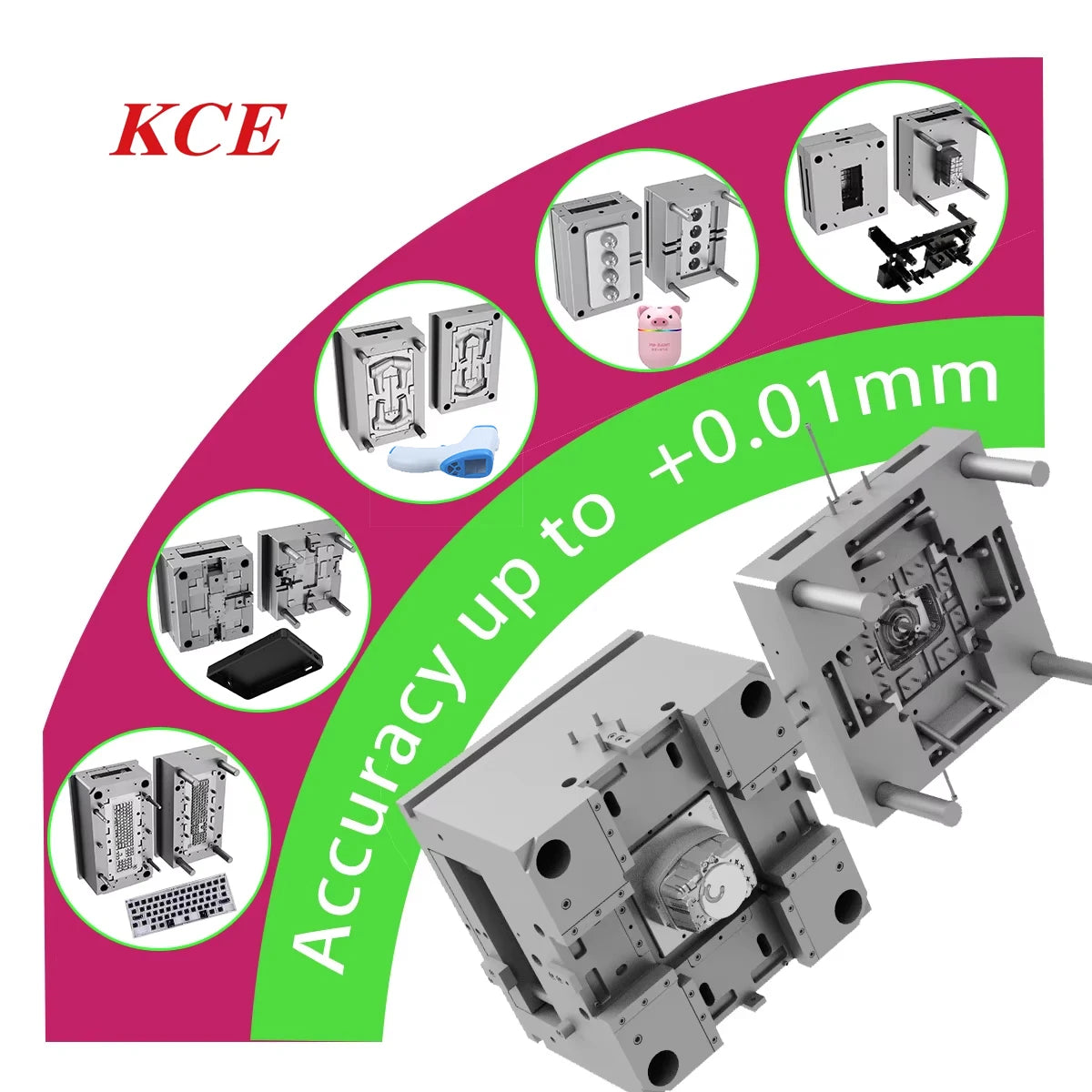 KCE Custom Mold Maker Plastic Injection Molding Service Kunststoff Spritzguss