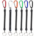 Fishing Lanyard Ropes Retractable Plastic Rope Tether Safety Line Max Stretched Length