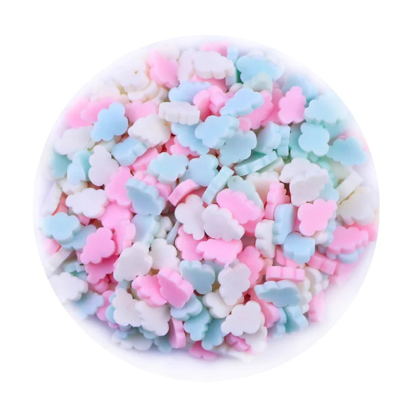 1KG/BAG Cloud Polymer Clay Cloud Slices Sprinkles for Slime Filler Nail Art