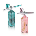 Valentine Gift New Trending Leopard Cake Nail Art Machine Foundation Makeup Airbrush Compressor Kit for Shoes
