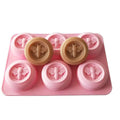 HY 6 Cavity Bee Honeycomb Round Soap Mold