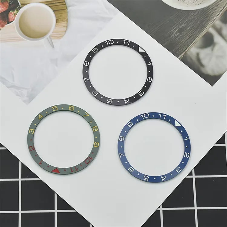 Wholesale 38mm Ceramic Bezel Ring Ceramic Insert Scale Ring Manufacturers' Tool for Selko Heimdalr Mechanical Watch Parts
