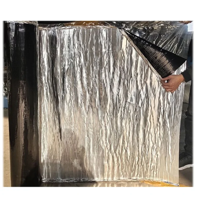 Asphalt Self-adhesive Waterproof Coiled Material Room Roof Floor Color Steel Leakage Repair SBS Waterproof Material