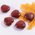 HZ Wholesale High Quality Red jasper Healing Stone Crystal Heart for Gift