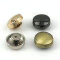 Alloy 16mm Round Screw Back Rivets Studs Bag Bottom Foot Nail Decoration Button for Garment Leather Craft Bag Belt Wallet