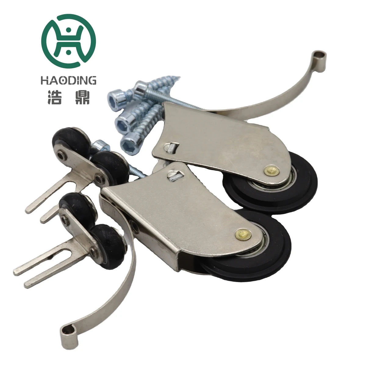 Stainless Steel Zinc Plated Low Voice Furniture Accessory Hanging Wheel Roller for Sliding Door
