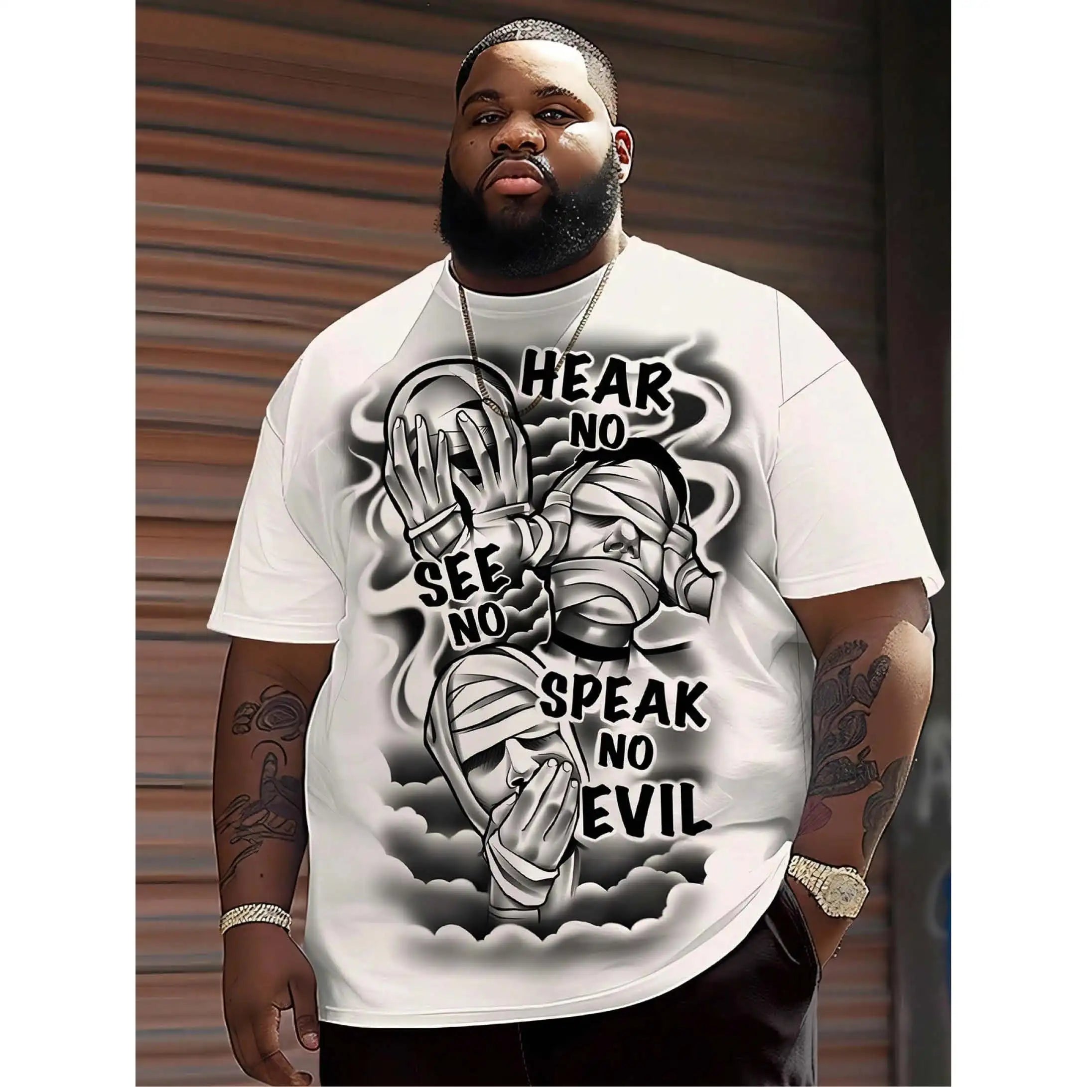 Men's Plus Size T-Shirts Custom Logo 3D Digital Print Cool Patterns Smart Casual Style ODM Supply for Summer Low Price Wholesale