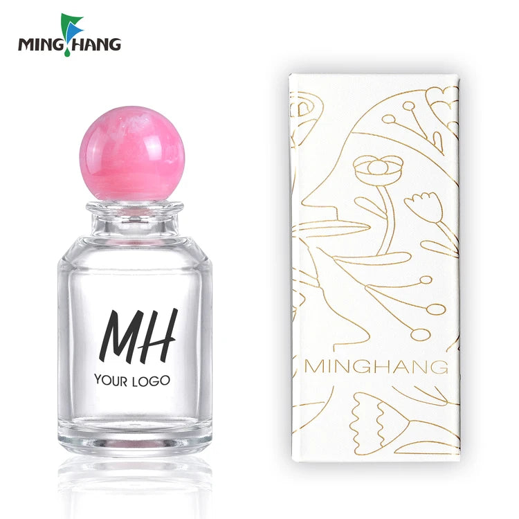 2025 New Luxury Empty 100ml Clear Round Reusable Fragrance Bottle Spray Glass Perfume Bottle