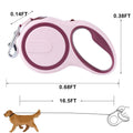 Factory Direct 19.6Ft Luxury Anti-Bite Nylon Pet Leash Modern Elegant Retractable Dog Harness Solid Print Durable Reliable