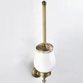 Modern Color New Toilet Brush Set Ceramic Toilet Brush Cup and Holder with Pendant Bathroom Hardware Kit Eco-friendly Hotel Use