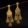 Women's Ethnic Big Gold Lantern Metal Tassel Dangle Earrings Pendientes Indian Jewelry Water Drop Earrings