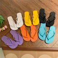 C&Y Deodorant Anti-Slip Rubber Sole Custom logo Flip Flops Women Sugar-colored Soft Flat Beach Slides Slippers Sandals