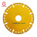 125mm 5inch Industrial Nitride Coated Hot Press Wet Dry Diamond Saw Blade for Cutting Metal-Professional Grade OEM Customizable
