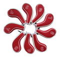 Hot Selling Mesh Material Zipper Golf Iron Headcovers Protective Head Covers for Golf Clubs