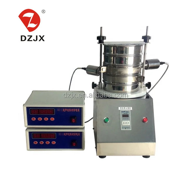 DZJX Gold Continuous Vibration Transducer High Frequency Enclosed Automatic Lab Sieve Shaker With Ultrasonic Liquid Drain