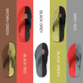 Men's Summer Beach Shoes Comfortable Black Flip Flop Slides Soft Thick Bottom Anti-Slip Outdoor Slippers Hot Sale for Home Use