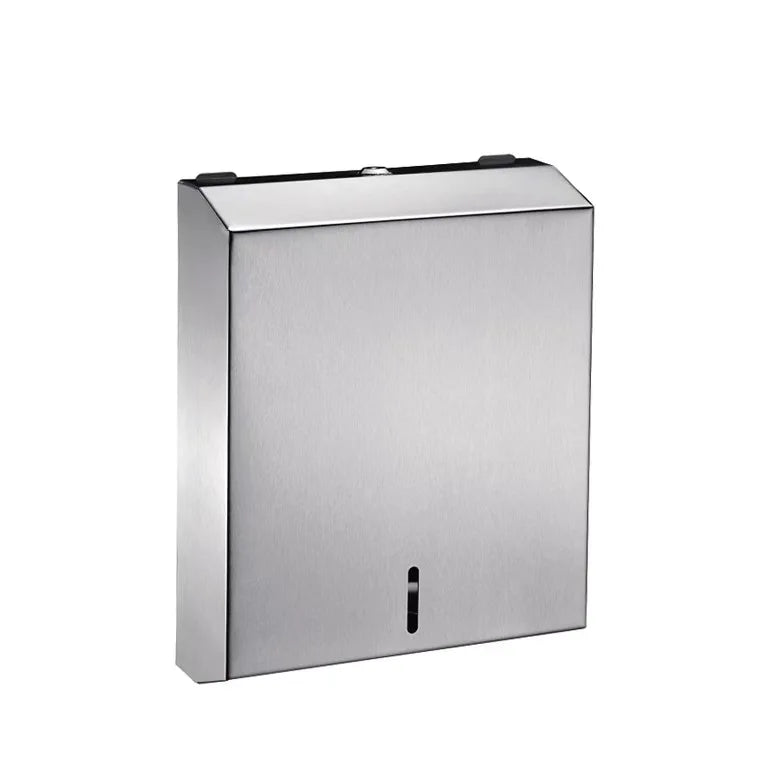 Multi-Functional SUS304 Stainless Steel Paper Towel Holder Wall Mounted Rustproof Dispenser for Bathroom & Kitchen