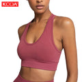 Fashion Quick Dry High Quality Organic Women Spandex Sports Bra Top