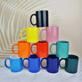 Wholesale Color Glazed Coffee Mug Full Printing Ceramic Colorful Mug Sublimation Printing Ceramic Mug for Sale