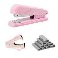 Colorful Fashion #10 Stapler Stationery Set Standard 25 Sheets Paper Manual Stationery Metal Stapler with Staples