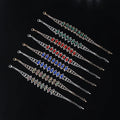 2025 Crystal Charm Adjustable Cubic Zircon Diamond Bangles Tennis Bracelet Women