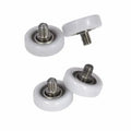 POM Guide Wheels BS62633-7C1L8M6 33mm Plastic Coated Rollers With Screw