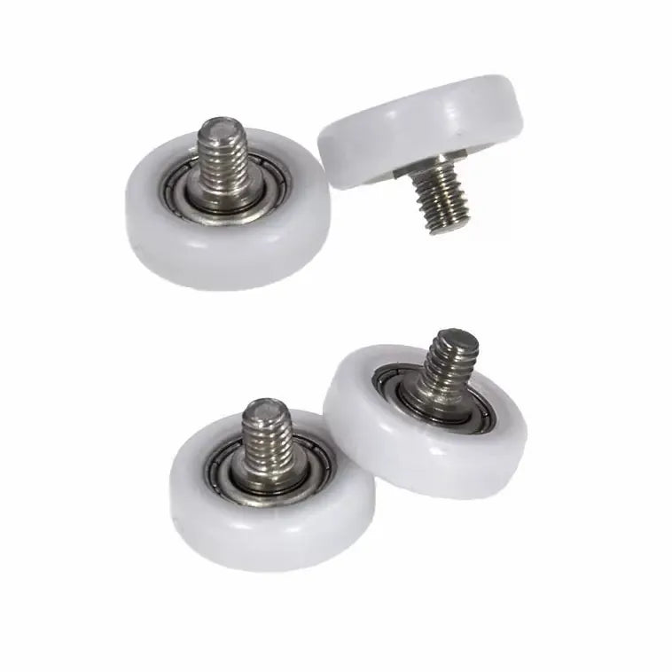 POM Guide Wheels BS62633-7C1L8M6 33mm Plastic Coated Rollers With Screw