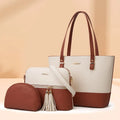 New Hot Best Selling Pu Leather 3 Pcs Women  Purse and Handbag Set