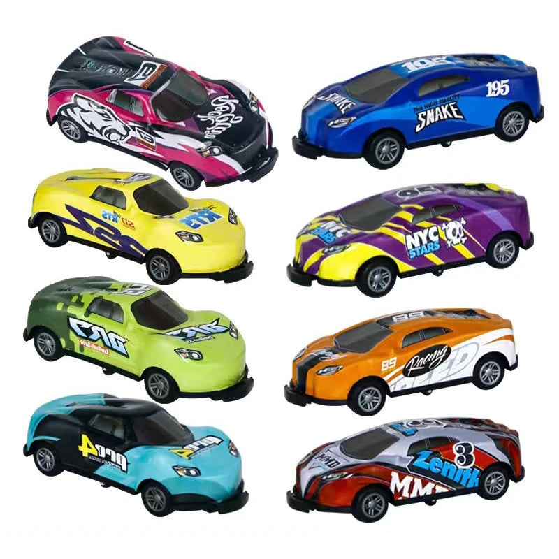 Stunt Toy Car Jump Pull Back Easter Party Gift 360 Flip Pull Back Toys
