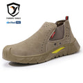 FANGHU EAGLE  Safety Shoes for Men New Style  PU Shoes for Men Anti-puncture Suede Safety Shoes