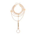 European Retro Exotic Style Cross-Border Jewelry Silver & Gold Metal Snake Bone Chain Bracelets Anklets Main Material Alloy