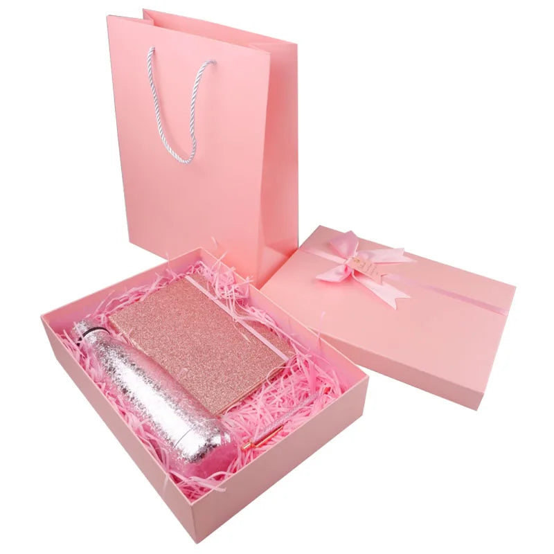 2021 Fashion Beautiful Pink Wedding 5pcs Gift Set Traveling Souvenir New Design Girls Birthday Valentine's Day Mother' Day Set