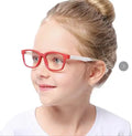 New Customized  Children's Anti-Blu-ray Glasses with Silicone Soft Optical Frame Stylish and Simple