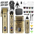 Fnctopgee 740 Kit NEW Hair Clippers Professional Hair Trimmer Nose Trimmer Men's Shaver Set with All Metal Body Hair Clipper