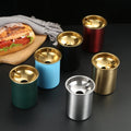 Wholesale Detachable Stainless Steel Ashtray Round Creative Funnel Windproof Smokeless Ashtray Car Windproof Smokeless Ashtray