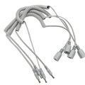 Nail Drill Handle Electric Nail Drill Power Cord Nail Drill 20mm Gray Rope Handle
