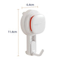 OEM Logo 2Pack Removable Drill-free Hooks 5KG Heavy Duty Bathroom Kitchen Hook With Vacuum Suction Cup Hook