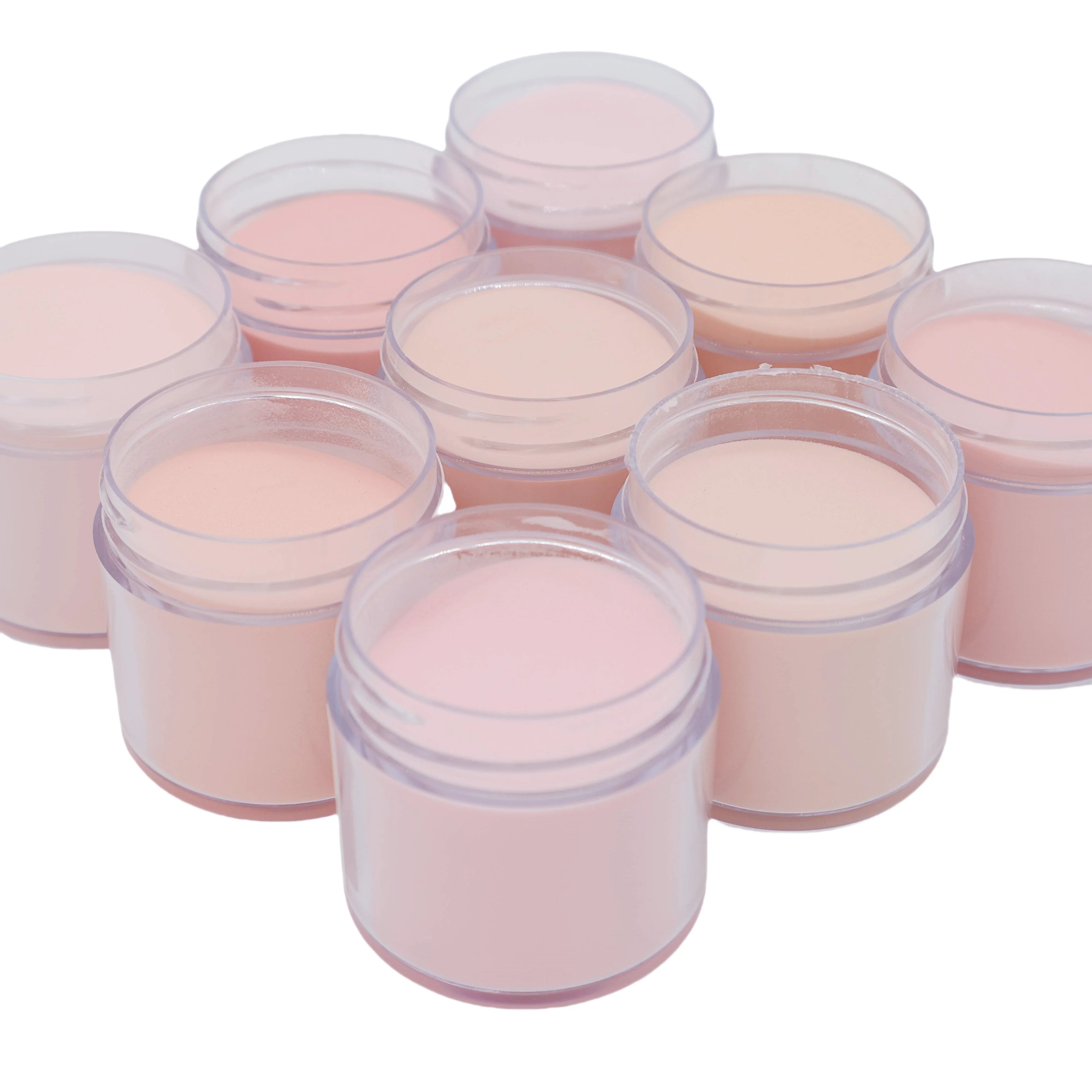 High End Customized Logo EMA 56g Professional Acrylic Powder Original Fast Drying Nail Nude for Nail Manicure PET Jar No Marble