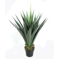 Factory Price Outdoor 105CM 31 Leaves Faux Agave Sisalana Tropical Potted Bonsai Artificial Tree Fake Yucca Plants Decoration