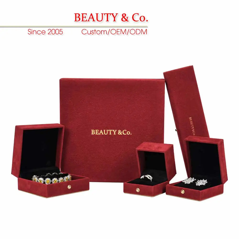 Factory Direct Sale Luxury Custom Jewelry Box for Women Custom Logo High Quality Storage Packaging TUV Certified OEM/ODM
