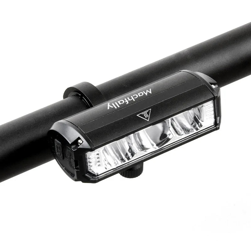 DELANHUWI BLF USB Rechargeable LED Front Light Aluminum Alloy Durable Waterproof Night Road Bike Handlebar Lamp 8000mAh Battery