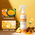ODM Face & Body Keratin Care Kojic Acid Turmeric Spray Gently Exfoliating Deep Cleansing Peeling Solution Kojic Acid Serum Spray
