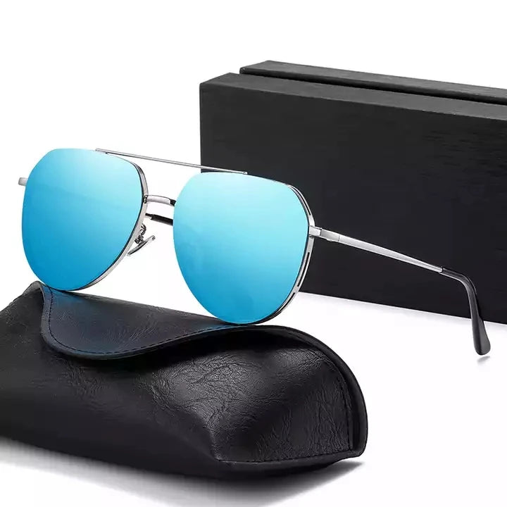 NEW Pilot Men Polarized Sunglasses Summer Outdoor Driving Aviation Top Quality Designer Sunglasses