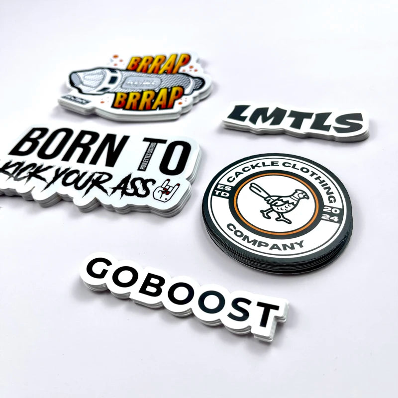 Hot Sales Printing Waterproof PVC Vinyl Custom Stickers Adhesive Label Logo Design UV Proof Die Cut Sticker Custom