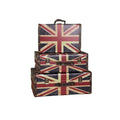 Flag Storage Box European-style Retro Luggage Storage Finishing Window Decorations Home Decoration Creative Flag Storage Box