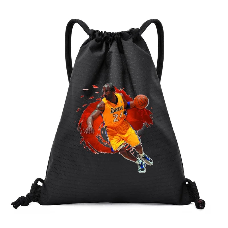 Custom Sports Gym Backpack Outdoor Travel Nylon Bag Polyester Marathon Drawstring for Camping Running Outdoor Sports Open