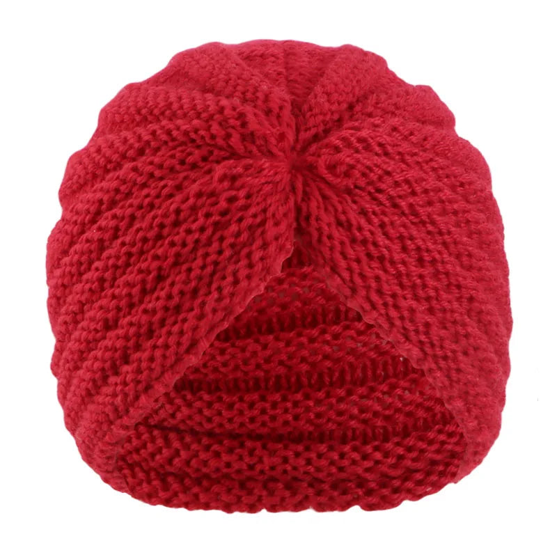 Winter Knit Turban Beanie Head Wrap Knitted Women Winter Cap Hats Wholesale Women Beanie Hat