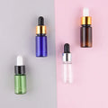 15ml 30ml 50ml 1oz 2oz Essential Oil Dropper Bottles with Rubber Caps Screen Printing Surface MOQ 100pcs Packaging Box